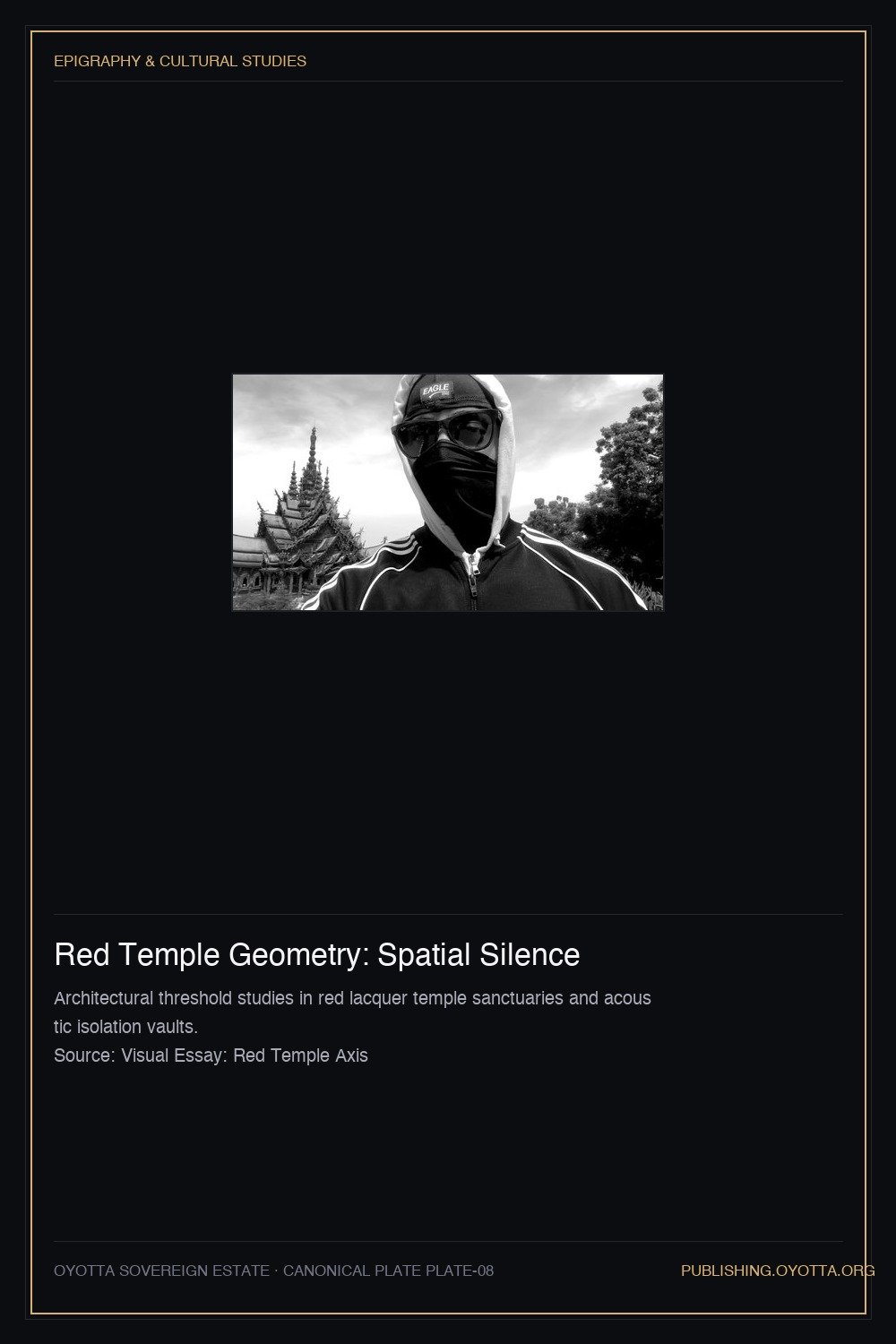 Red Temple Geometry: Spatial Silence