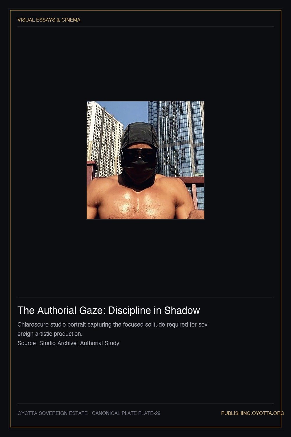 The Authorial Gaze: Discipline in Shadow